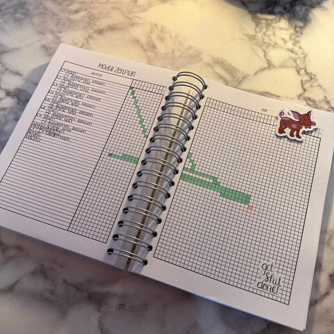 Ablauf von der Modulbuchung bis zur Klausur