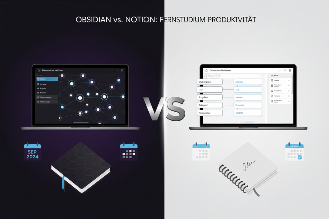 obsidian vs Notion vergleich Fernstudium eigene Erfahrungen