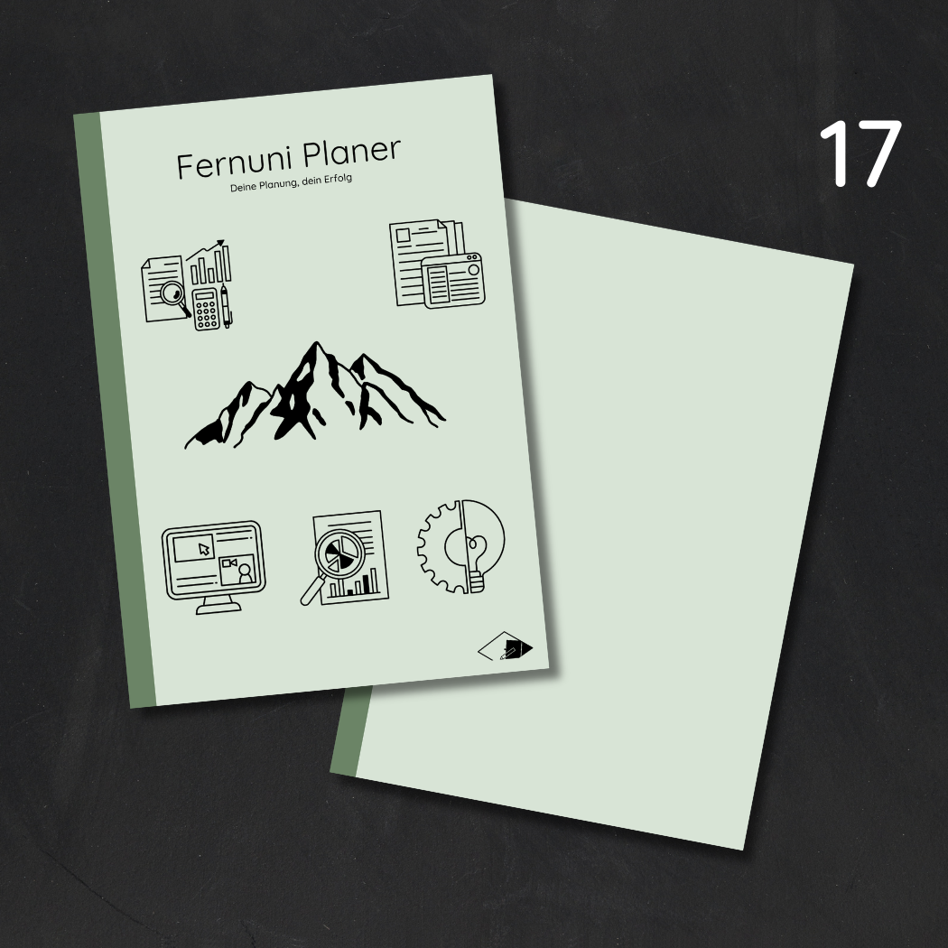 Fernuni Planer Cover Kollektion: Gestalte deinen individuellen Planer