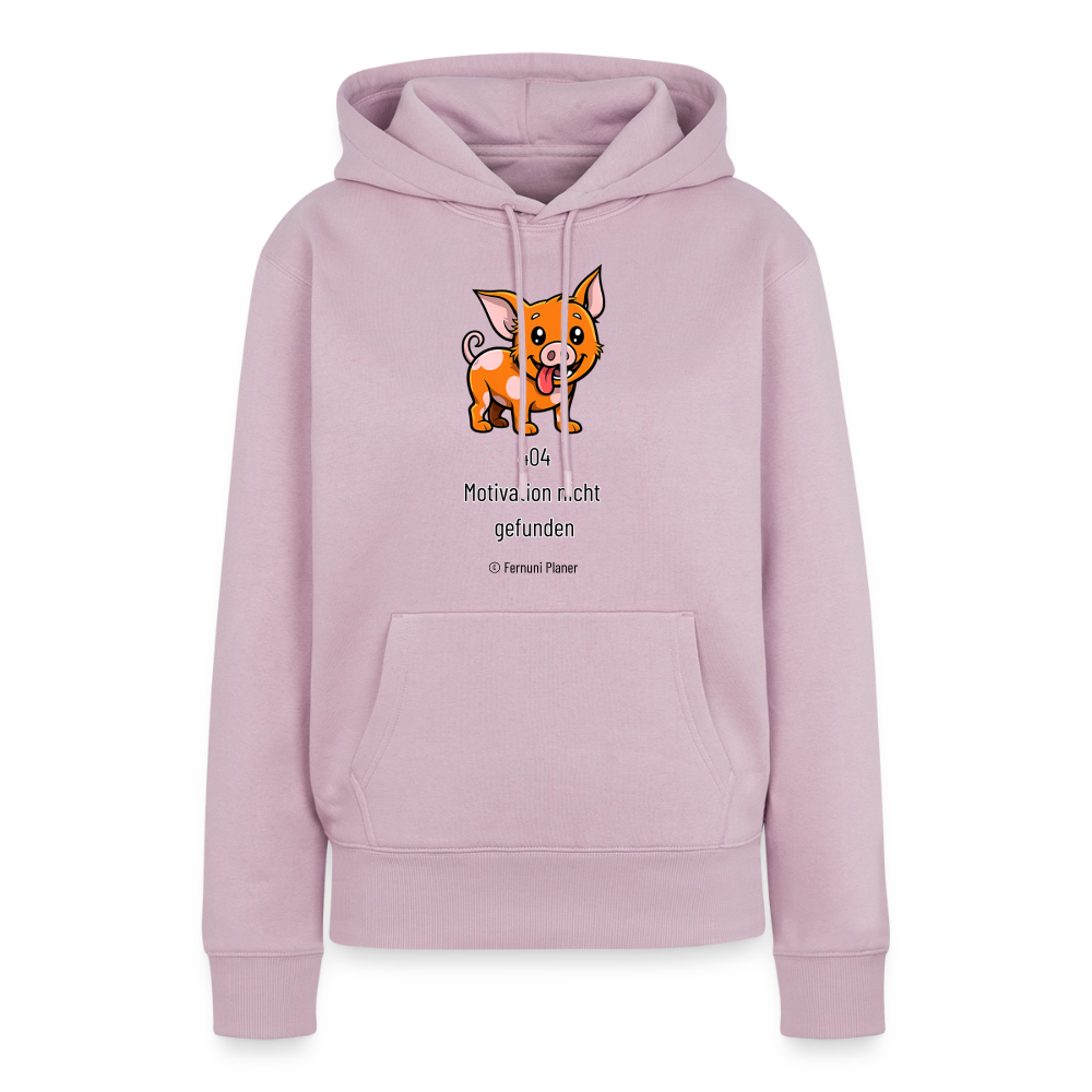Frauen Premium Hoodie Schweinehund 404 - Altrosa