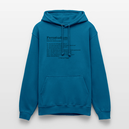 Unisex Hoodie Fernstudium - Tiefseeblau 