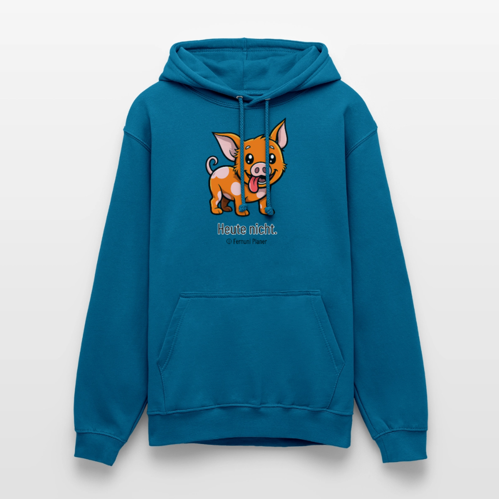 Unisex Hoodie Schweinehund Heute nicht - Tiefseeblau 