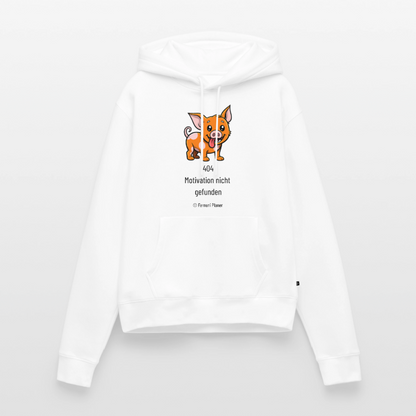 Frauen Premium Hoodie Schweinehund 404 - Weiß