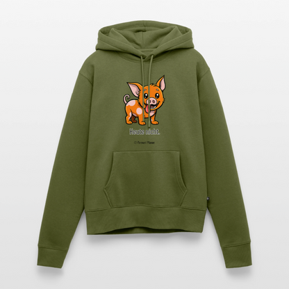 Unisex Hoodie Schweinehund Heute nicht - Khaki