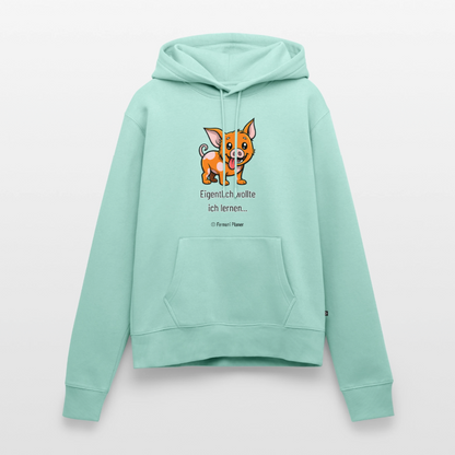 Frauen Premium Hoodie Schweinehund Eigentlich - Mint 