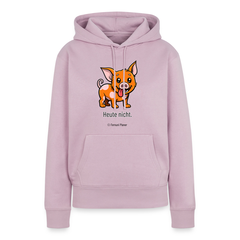 Unisex Hoodie Schweinehund Heute nicht - Altrosa