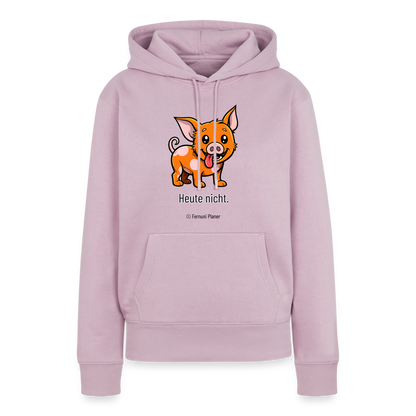Unisex Hoodie Schweinehund Heute nicht - Altrosa