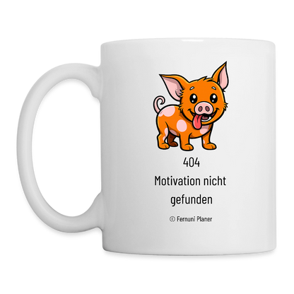 Tasse Schweinehund 404 - Weiß