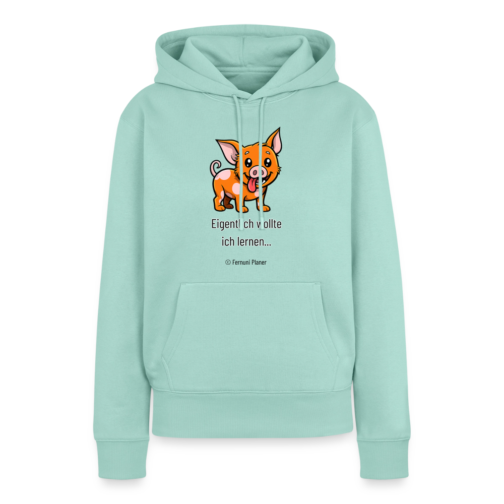 Frauen Premium Hoodie Schweinehund Eigentlich - Mint 