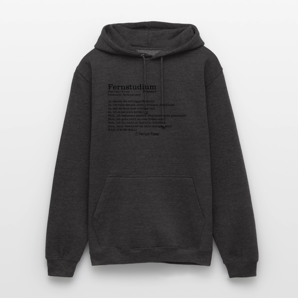 Unisex Hoodie Fernstudium - Anthrazit