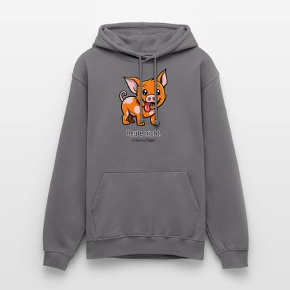 Unisex Hoodie Schweinehund Heute nicht - Mittelgrau