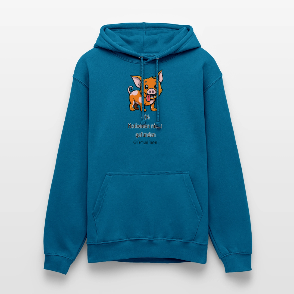 Unisex Hoodie Schweinehund 404 - Tiefseeblau 