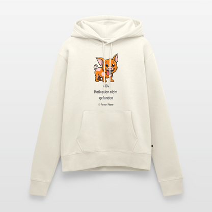 Frauen Premium Hoodie Schweinehund 404 - Naturweiß