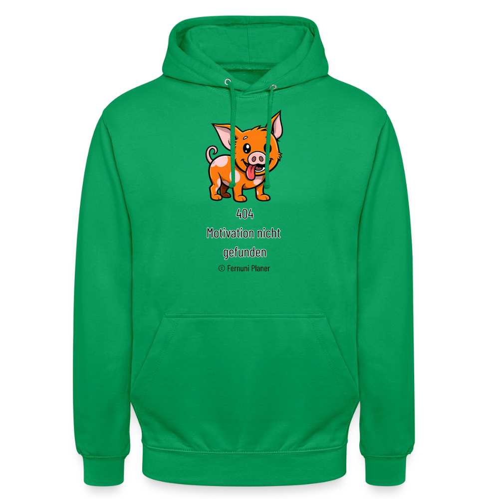 Unisex Hoodie Schweinehund 404 - Kelly Green