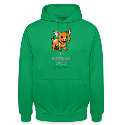 Unisex Hoodie Schweinehund 404 - Kelly Green