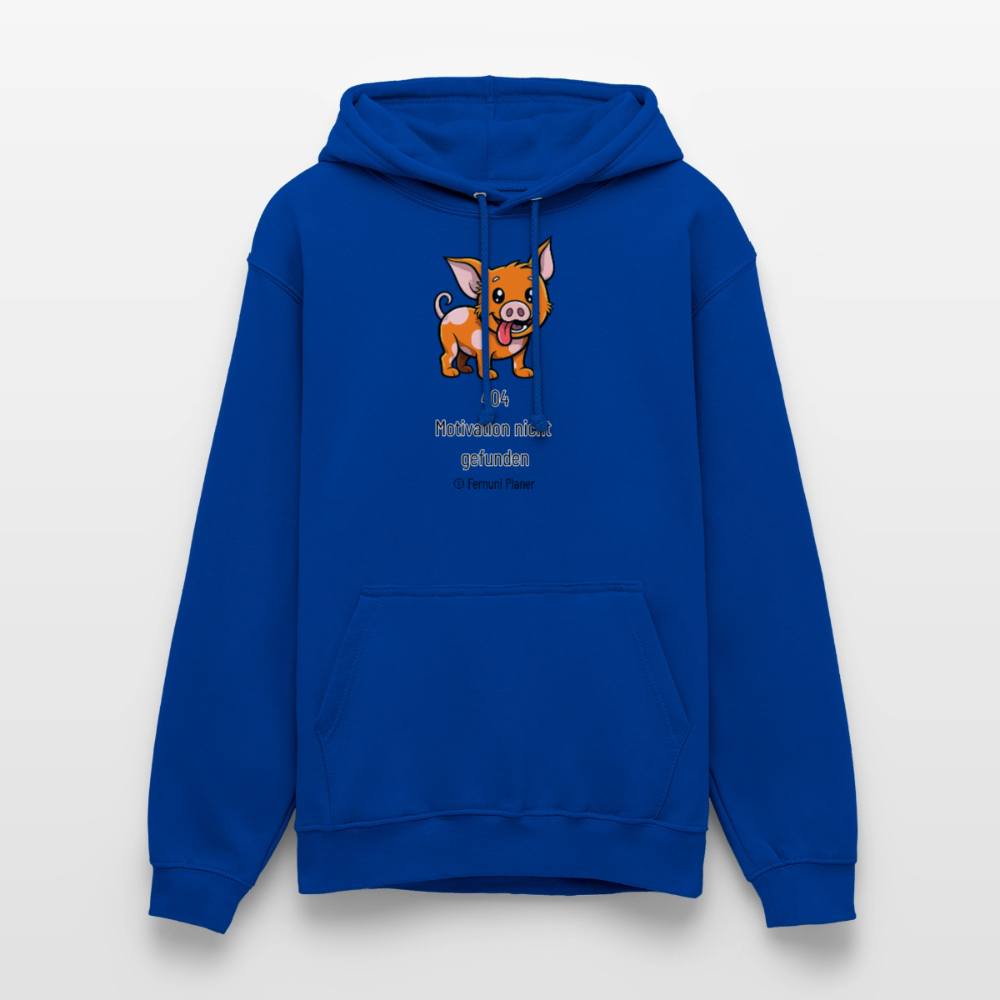 Unisex Hoodie Schweinehund 404 - Royalblau