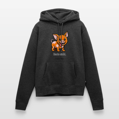 Unisex Hoodie Schweinehund Heute nicht - Anthrazit meliert