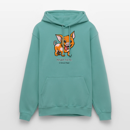 Unisex Hoodie Schweinehund Heute nicht - Pastelltürkis