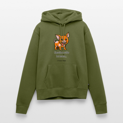 Frauen Premium Hoodie Schweinehund Eigentlich - Khaki