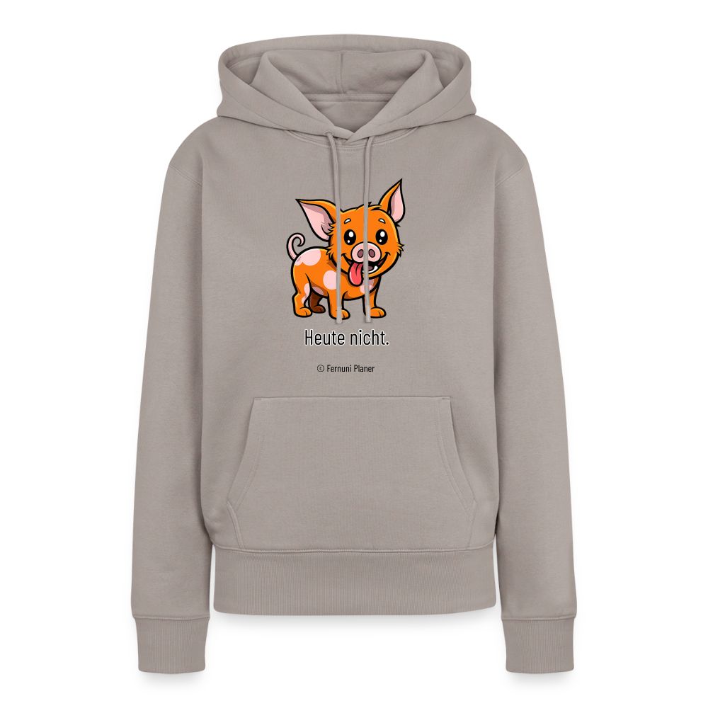 Unisex Hoodie Schweinehund Heute nicht - Taupe