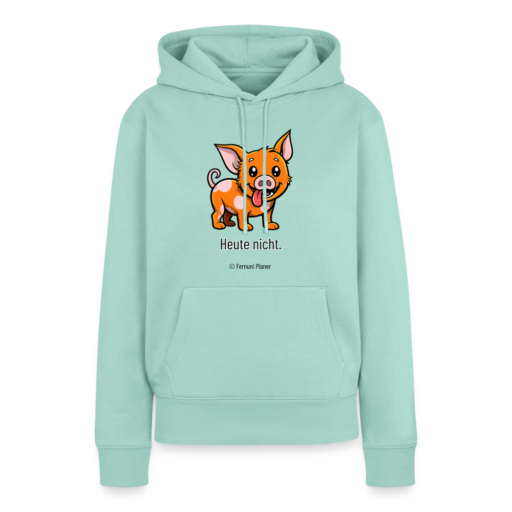 Unisex Hoodie Schweinehund Heute nicht - Mint 