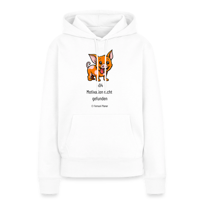 Frauen Premium Hoodie Schweinehund 404 - Weiß