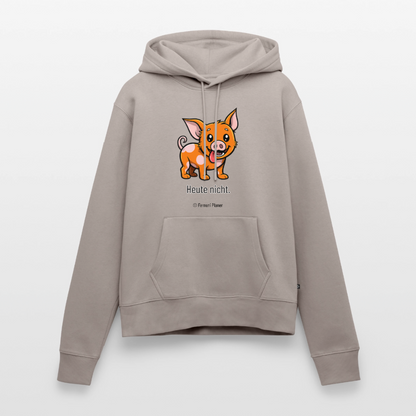 Unisex Hoodie Schweinehund Heute nicht - Taupe