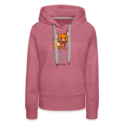 Frauen Premium Hoodie Schweinehund 404 - Malve