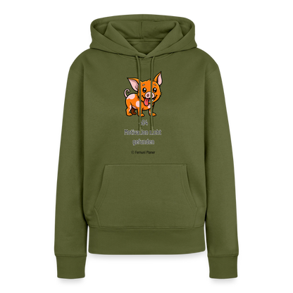 Frauen Premium Hoodie Schweinehund 404 - Khaki
