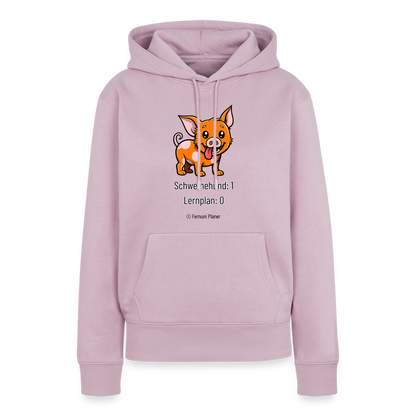 Frauen Premium Hoodie Schweinehund:1 Lernplan:0 - Altrosa