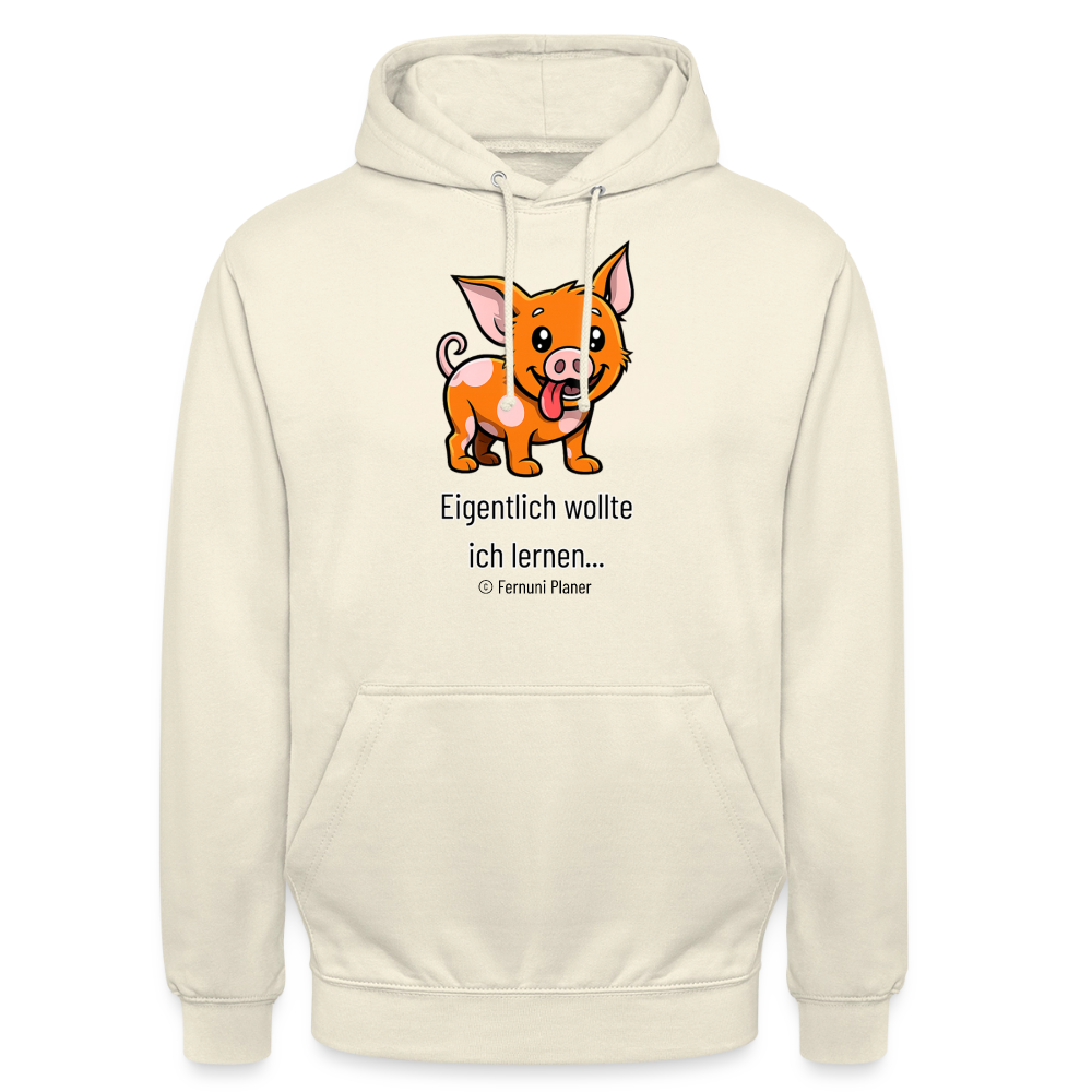 Unisex Hoodie Schweinehund Eigentlich - Vanille-Milchshake