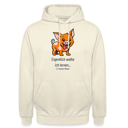 Unisex Hoodie Schweinehund Eigentlich - Vanille-Milchshake