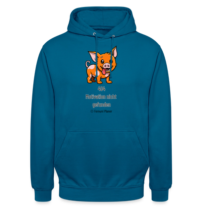 Unisex Hoodie Schweinehund 404 - Tiefseeblau 