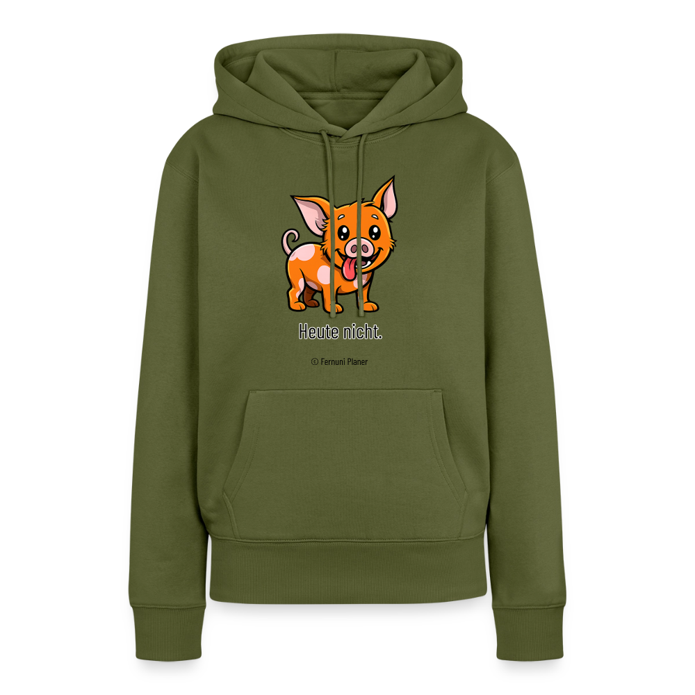 Unisex Hoodie Schweinehund Heute nicht - Khaki