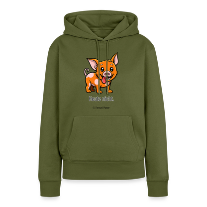 Unisex Hoodie Schweinehund Heute nicht - Khaki