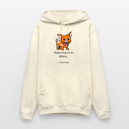 Unisex Hoodie Schweinehund Morgen - Vanille-Milchshake