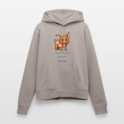 Frauen Premium Hoodie Schweinehund Eigentlich - Taupe