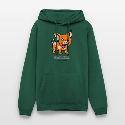 Unisex Hoodie Schweinehund Heute nicht - Flaschengrün