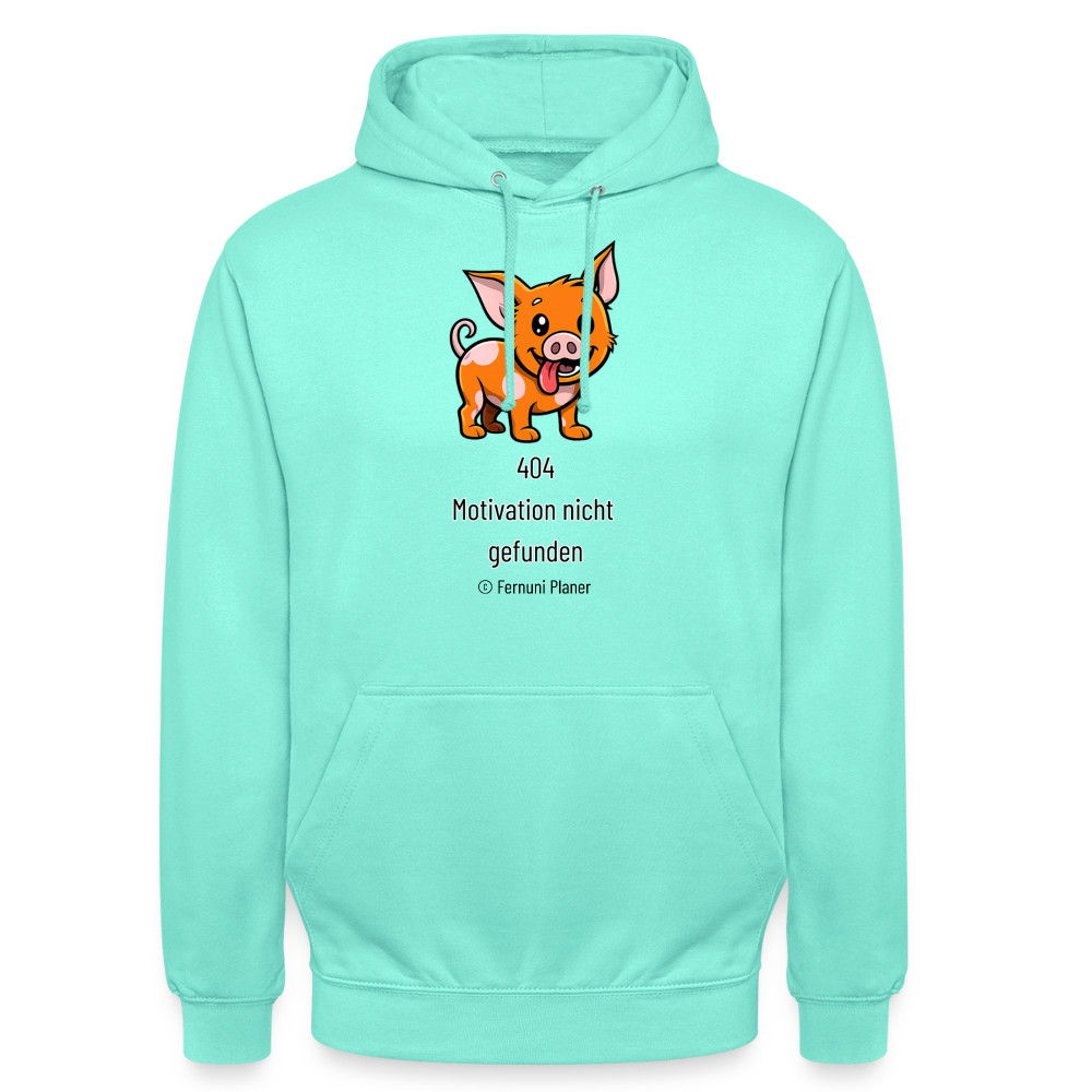 Unisex Hoodie Schweinehund 404 - Mint