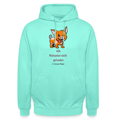Unisex Hoodie Schweinehund 404 - Mint
