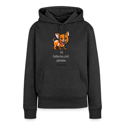 Frauen Premium Hoodie Schweinehund 404 - Anthrazit meliert