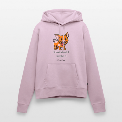 Frauen Premium Hoodie Schweinehund:1 Lernplan:0 - Altrosa