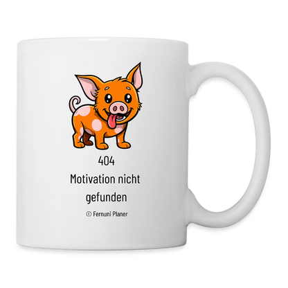 Tasse Schweinehund 404 - Weiß