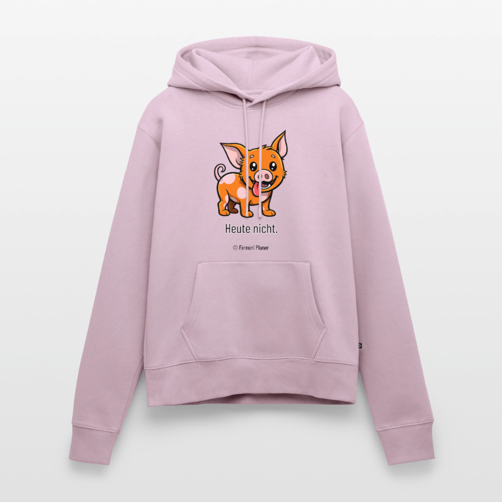 Unisex Hoodie Schweinehund Heute nicht - Altrosa