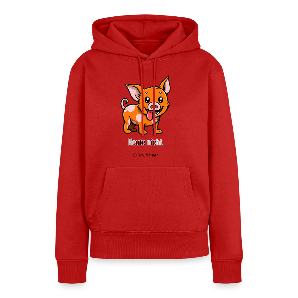 Unisex Hoodie Schweinehund Heute nicht - Rot
