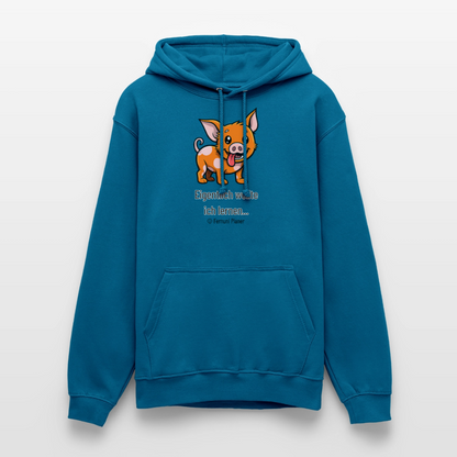 Unisex Hoodie Schweinehund Eigentlich - Tiefseeblau 
