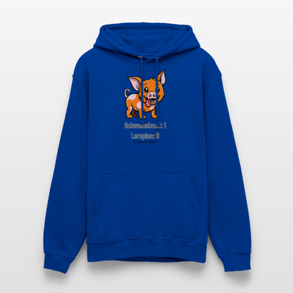 Unisex Hoodie Schweinehund:1 Lernplan:0 - Royalblau