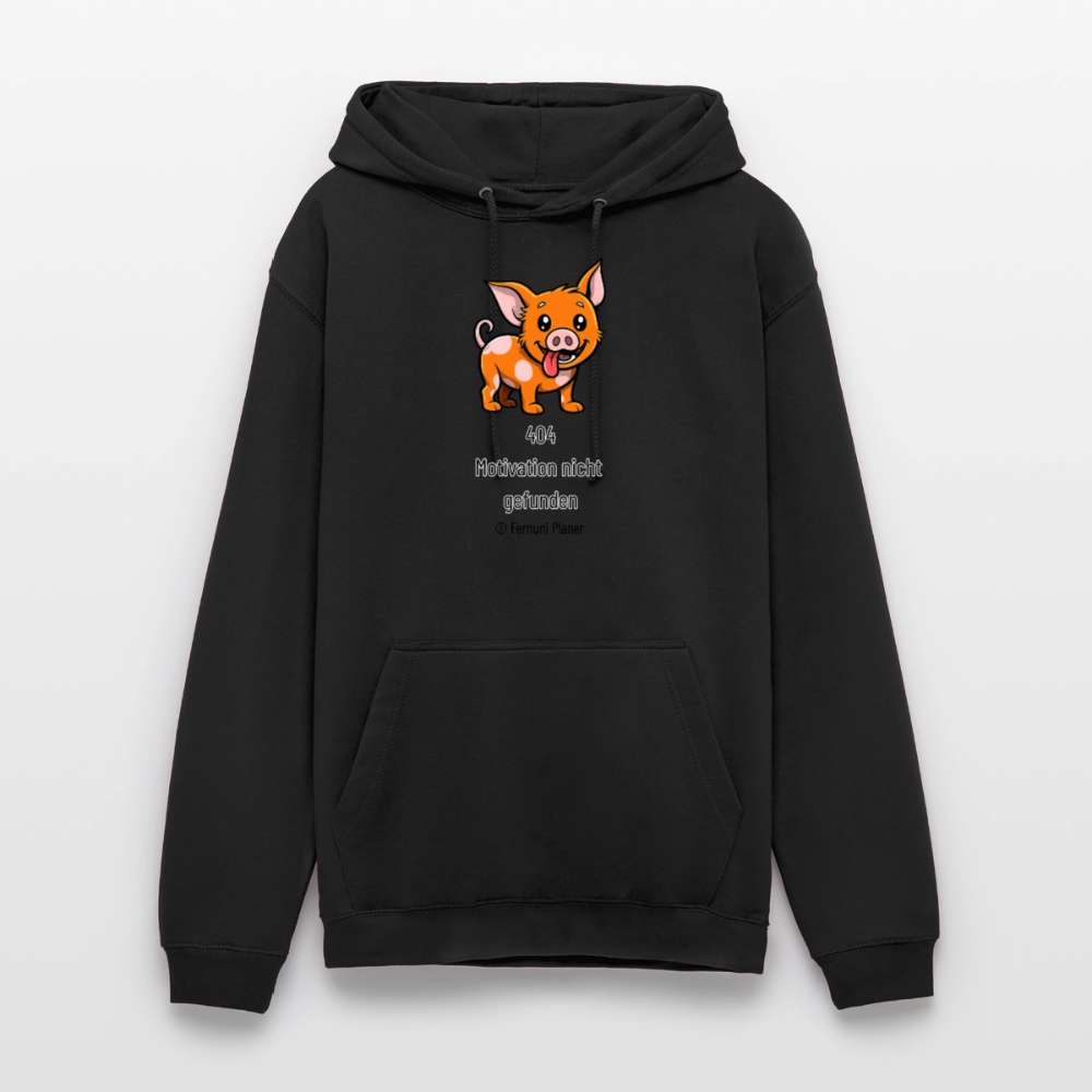 Unisex Hoodie Schweinehund 404 - Schwarz