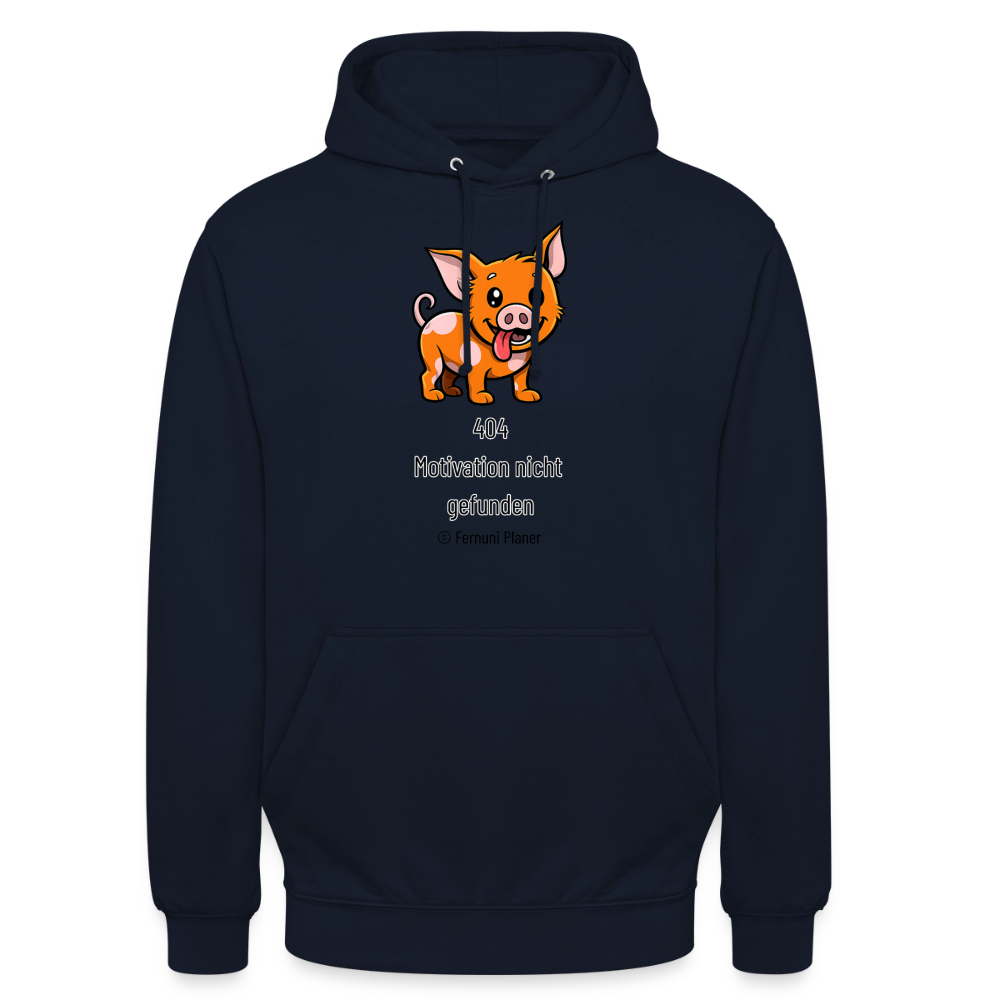 Unisex Hoodie Schweinehund 404 - Navy