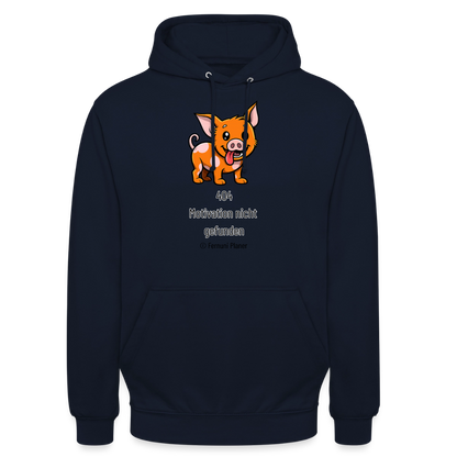Unisex Hoodie Schweinehund 404 - Navy